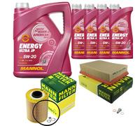 MANN Inspection Set 9 L MANNOL Energy Ultra JP 5W-20 Pour BMW E36 320i 325i