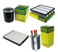 MANN Inspection Set Filtre Compatible Pour Hyundai Terracan 2.9 CRDi 4WD