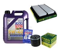MANN Inspection Set LIQUI MOLY 5L 5W-40 Pour KIA Sorento I 3.5 V6 4WD 2.4