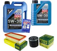 MANN Inspection Set LIQUI MOLY 6L 5W-30 Pour KIA Rio II 1.4 16V 1.6 CVVT