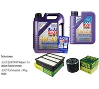 MANN Inspection Set LIQUI MOLY 6L 5W-40 Pour Mitsubishi Outlander I 2.4 4WD