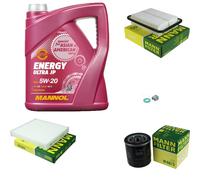 MANN Inspection Set MANNOL Energy 5W-20 Pour Toyota Auris 1.2 RAV 4 IV 2.0 4WD