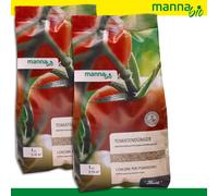 MANNA 2 X 1 KG Engrais Bio Pour Tomates Légumes Herbes Sans Poussière