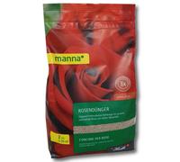 Manna engrais pour rosiers 2 kg engrais pour fleurs, engrais pour parterres, engrais pour lits de fleurs, engrais pour balcon
