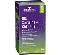 Mannavital Bio Spirulina Et Chlorella 240 Comprimés Végétaux