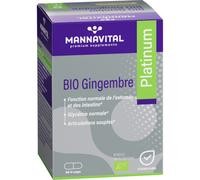 Mannavital Gingembre Platinum Complément Alimentaire Estomac Glycémie Et Articulations 90 V-Capsules