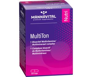 Mannavital MultiTon Complexe Bioactif De Multiviatmines Multiminereaux 60 V-Capsules