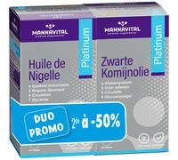 Mannavital MV Nigelle Platinum 120 Gélules Duopack Promo 2ème À -50%