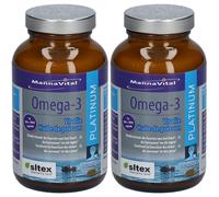 Mannavital Omega-3 Platinum Huile de Poisson Capsule(S) 2x60 pc(s)