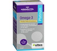 Mannavital Platinum Omega-3 Huile De Poisson 60 Gélules