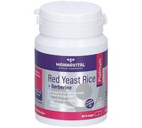 Mannavital Platinum Riz À La Levure Rouge + Berbérine 60 Gélules