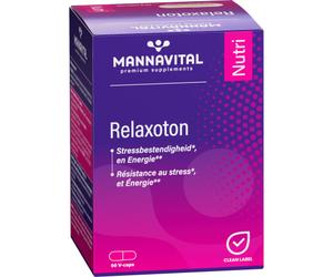 Mannavital Relaxoton Résistance Au Stress Et Énergie 60 Comprimés