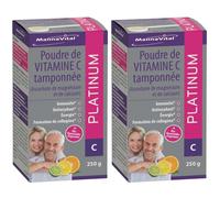 Mannavital VITAMINE C POUDRE TAMPONNÉE PLATINUM Poudre 2x250 g