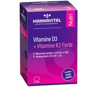 Mannavital Vitamine D3 + K2 Forte 90 Gélules