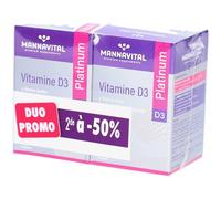 MannaVital Vitamine D3 Platinum Pearls Pack Duo 2e à -50 % Perle(S) 2x90 pc(s)