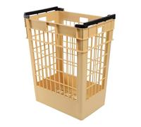 MANNE A PAIN AJOUREE EN POLYPROPYLENE JAUNE 180L-L2G