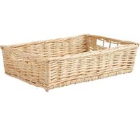 Manne en osier naturel avec passe-main Panier seul