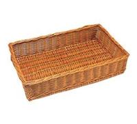 Manne en osier verni D : 600x400x100 mm G