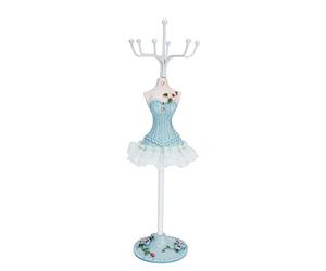 Mannequin Affichage de Bijoux, porte bijoux présentoir de bijoux, Boucle d'oreille Collier Bague Support de Bijoux Affichage Stand Princesse Robe Collier Support résine (1)