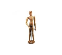 Mannequin articulé en bois modèle femme 30 cm
