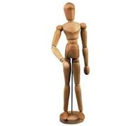 Mannequin articulé en bois modèle femme 30 cm Lefranc Bourgeois G