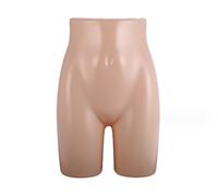 Mannequin bas de corps femme pour la présentation de sous-vêtements tels que culottes, slips, shorts et autres vêtements similaires | Torse femme en plastique | Bas de mannequin couleur chair