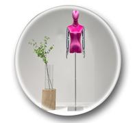 Mannequin Buste De Couture, Mannequin Femme Ajustable Avec Bras, Buste De 53 À 77 Pouces Pour La Présentation De Vêtements Et Bijoux Féminins, Idéal Pour La Couture Et La Création De Mode, Tailles B,