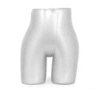 Mannequin Buste PVC 62cm Taille pour Vêtements | Taille 62cm ajustable, hanches 85cm, parfait pour maillot bain, exposition temporaire, léger