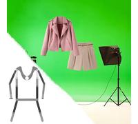 Mannequin Cintre Cintres en Plastique Antidérapants pour Vêtements Adultes, Cintre D'affichage en Forme de Corps pour Exposition de Photographie / Vente au Détail, Portant à Vêtements Transparent ( Si