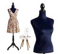 Relaxdays Mannequin femme 36/38 velours