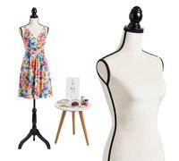 Relaxdays Mannequin femme 36/38 velours