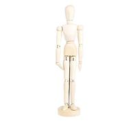 Mannequin D’Artistes Mignons | Mannequin d'artiste avec Base | Figure Humaine Éducative en Bois pour Le Dessin, L’Esquisse Et L’Affichage Artistique | Outil Idéal pour Les Artistes Et Les Étudiants