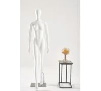 Mannequin D5-6 Femme blanche Femme laquée mat Femme Oreilles moulées Chic et élégant Haute qualité