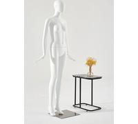 Mannequin D6-6 Femme blanche Femme debout laquée mat Femme oreilles formées Chic et élégant Haute qualité