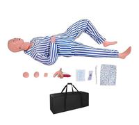 Mannequin d'allaitement complet pour formation de premiers secours - Outil pédagogique multifonctionnel avec robe de patient et module d'échange pour étudiants en soins infirmiers