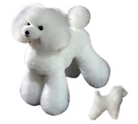 Mannequin de Chien, Poils de Chien, Perruque de Chien pour Emballage Pratique de toilettage à Cheveux épaissis Doux pour Chiens émulationnels pour Un Petit Animal.