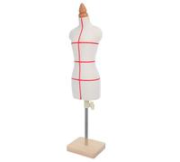 Mannequin de Couture 1/3 pour Patrons de Poupée, Hauteur Réglable | Corps Réaliste, Base Stable, Bois, Coton Extensible et PU, pour Atelier t Présentation