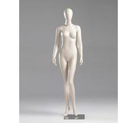 Mannequin de couture complet sans visage, forme de robe légère et courbée, modèle de pose amovible pour couture et design tendance, affichage de robe pour femme (style 3)