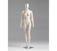 Mannequin de couture complet sans visage, léger et amovible, modèle féminin posant pour la couture, la conception de mode et la couture (style 3)