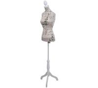 Mannequin de couture de tailleur buste torse féminin T220 mousse, motif Paris Multicolore G