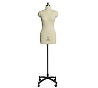Mannequin de couture féminin avec roues, factice réglable pour un ajustement parfait et un mouvement facile dans la couture et la couture