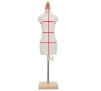 Mannequin de Couture Femme 1/3 Échelle, Corps Réaliste Réglable | PU, Coton Extensible et Bois, Base Stable, pour Patrons, Tissus, Atelier et Usage sur Bureau