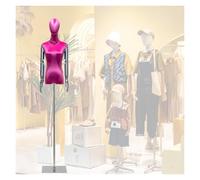 Mannequin de Couture Femme réglable, Torse de 53 à 77 Pouces avec Base pour la Couture et la présentation de vêtements et Bijoux pour Femmes, idéal pour la Couture et Le Design (B, S à S)