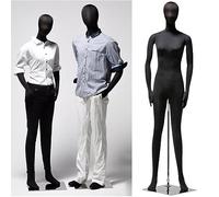 Mannequin de Couture Flexible et Pliable pour Femme et Homme, Noir, Corps Entier, épinglable, Bras réglables et Jambes Pliables, Support en métal (Taille : Homme de 1,80 m) (174 c