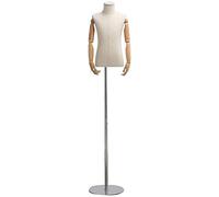 Mannequin de Couture pour Femme, Buste de Tailleur, présentoir pour Enfant, avec Base en métal, pour vêtements d'enfants de 2 à 8 Ans. Mannequin de Couture pour Femme, Tailleur ...