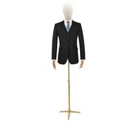 Mannequin de couture pour homme - Réglable - 135-193 cm - Avec support en métal - Pour vêtements pour homme - Taille M