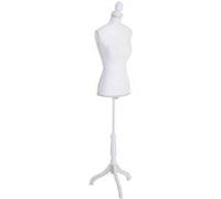 Mannequin de couture T220, mousse synthétique, torse féminin blanc avec dentelle Blanc G