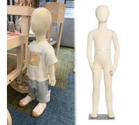 Mannequin de Couture Unisexe pour Enfants, bébés, Tout-Petits et Adolescents, Mannequin de Couture Flexible pour Enfant avec Jambes et Bras Amovibles, Vente en Ligne (12 Ans (146 cm/57,5 po