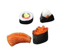 Mannequin de Faux Sushi 4 Pièces en PVC, Modèle Réaliste pour Vitrine