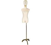 Mannequin de femme Demi-long de torse pour présentation de vêtements - Convient pour vitrine de magasin et présentation au détail